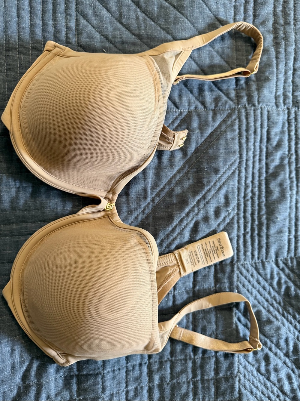 ThirdLove Nude Plunge Bra